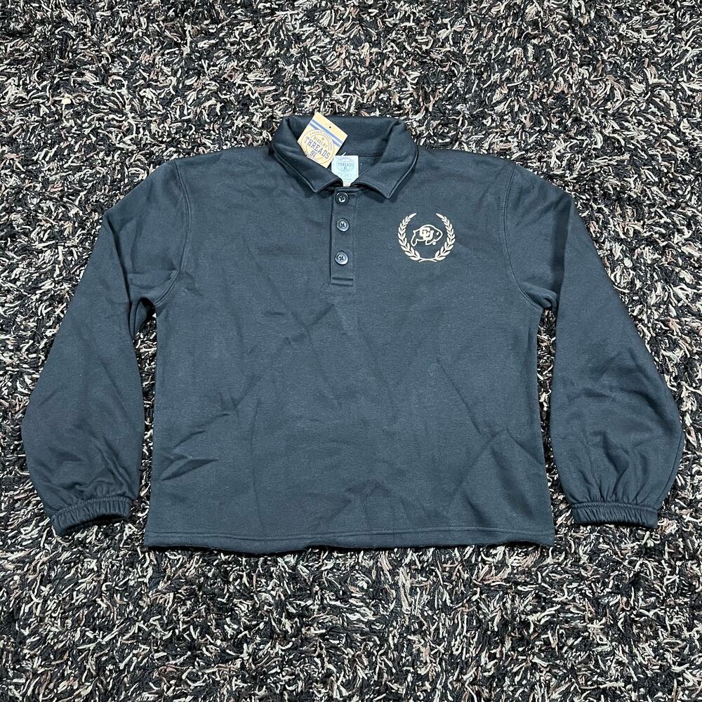 Rivalry Threads 91 Colorado‎ Buffaloes Long Sleeve Button Pullover Sz S New